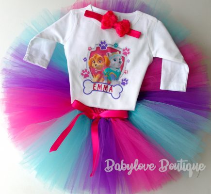 paw patrol tutu outfit